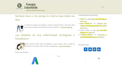 Desktop Screenshot of fuentesaludable.com